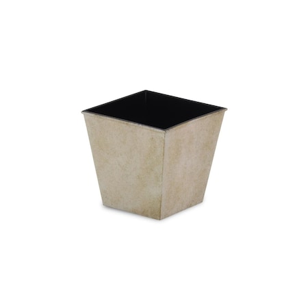 Cheungs 5.25 in. Square Planter with A Tapered Body - Cream PP-108CR